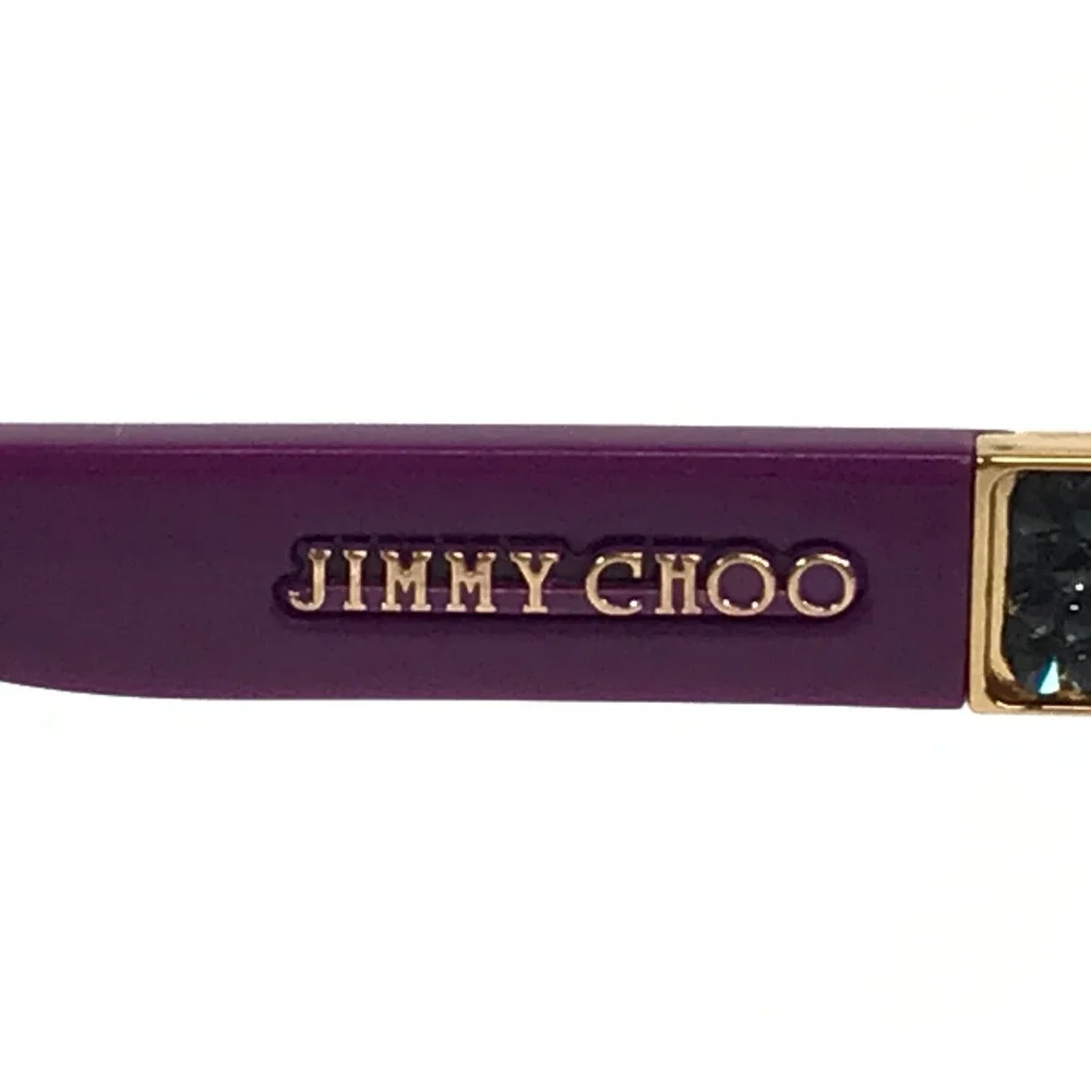 Jimmy Choo Eyeglasses Frames JC110 F1A Brown Pink Purple Fade Crystals 53-15-135